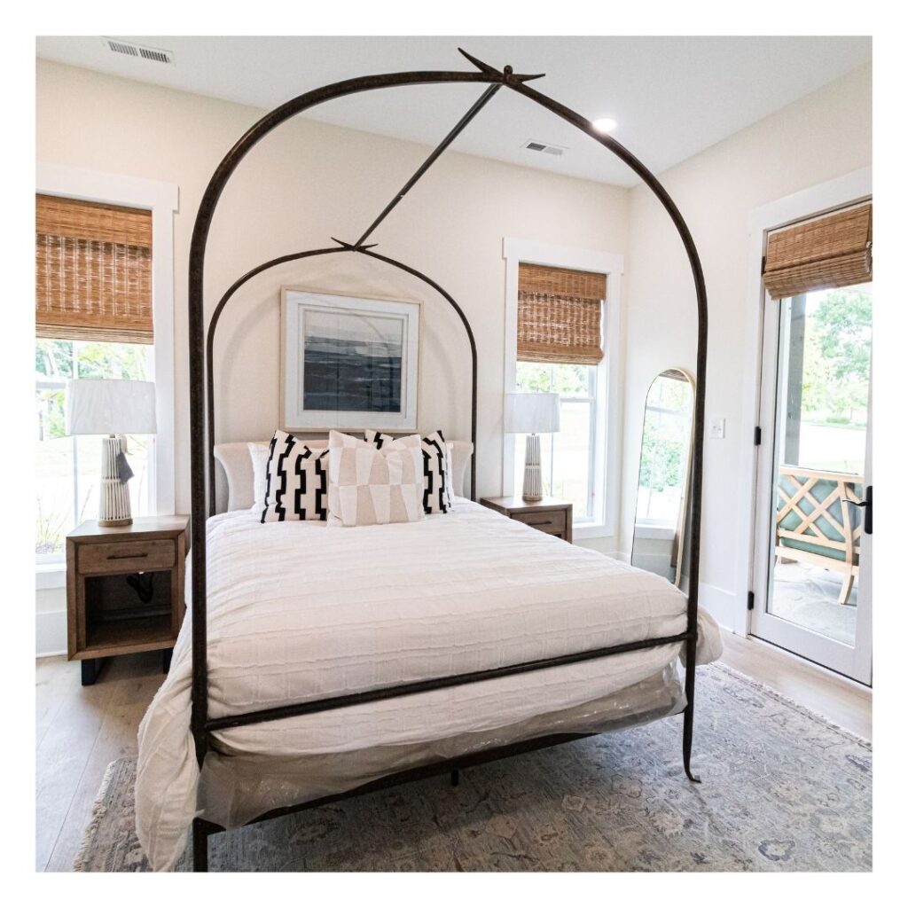 bedroom for the St. Jude Dream Home Giveaway