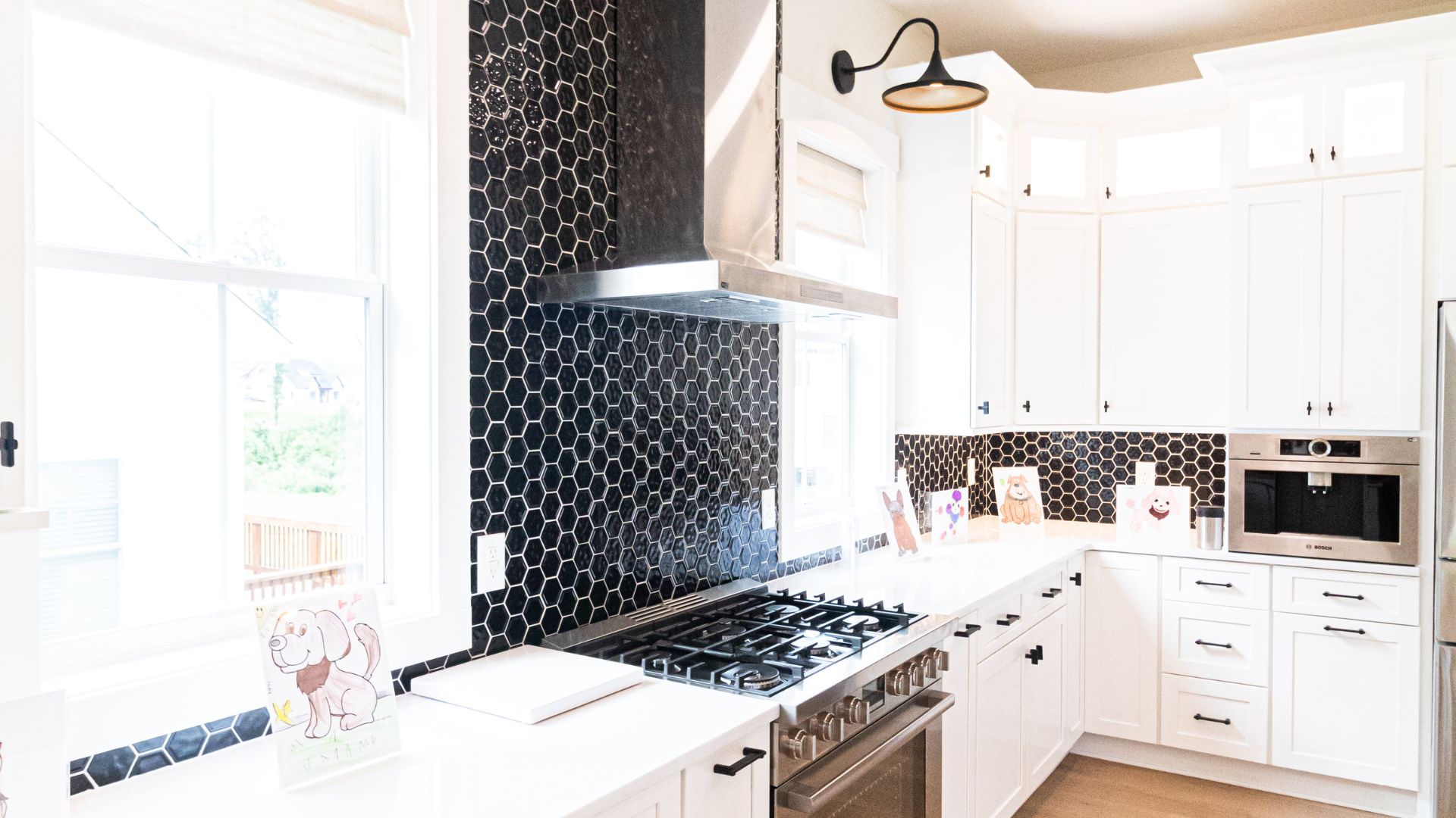 A modern and updated kitchen