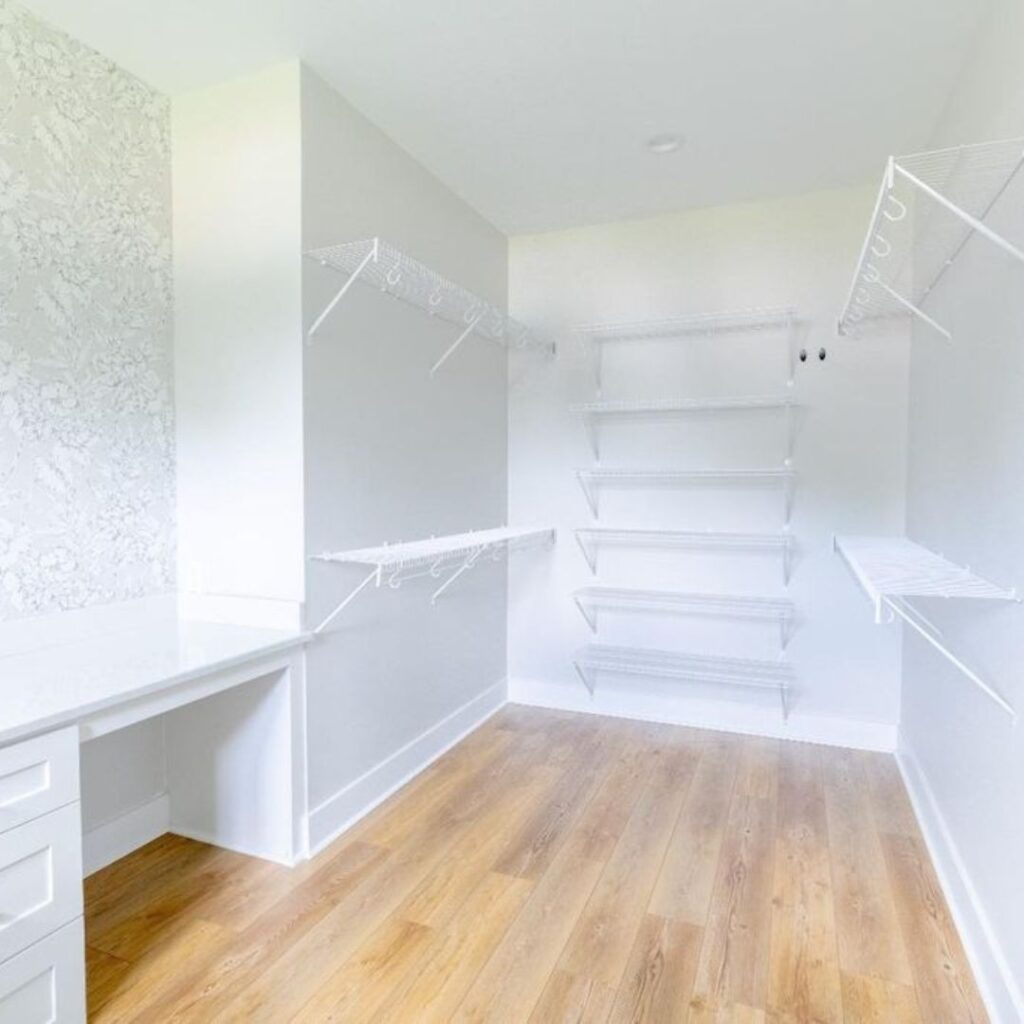 renovated closet